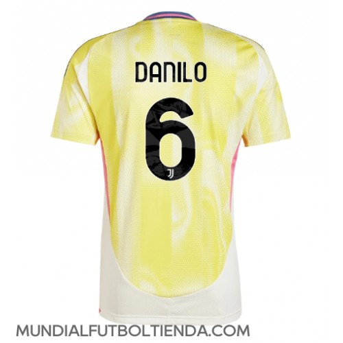 Camiseta Juventus Danilo Luiz #6 Segunda Equipación Replica 2024-25 mangas cortas